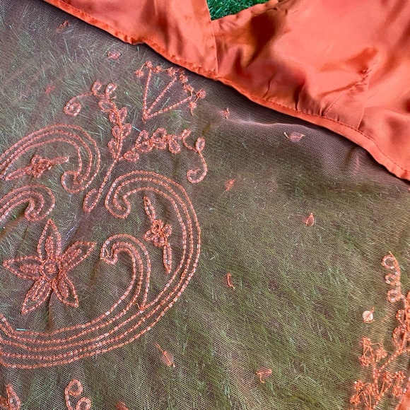 Orange Y2K halter top - Picture 11 of 15